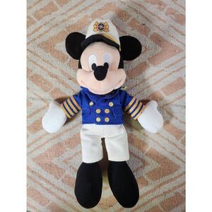 Walt Disney Mickey Sailor Plush Stuffed Animal Toy #A91